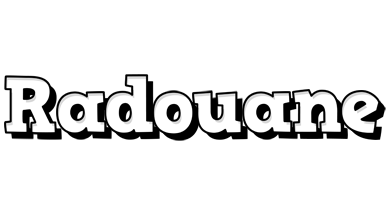 Radouane snowing logo