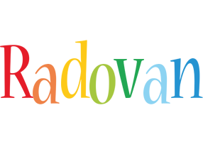 Radovan birthday logo
