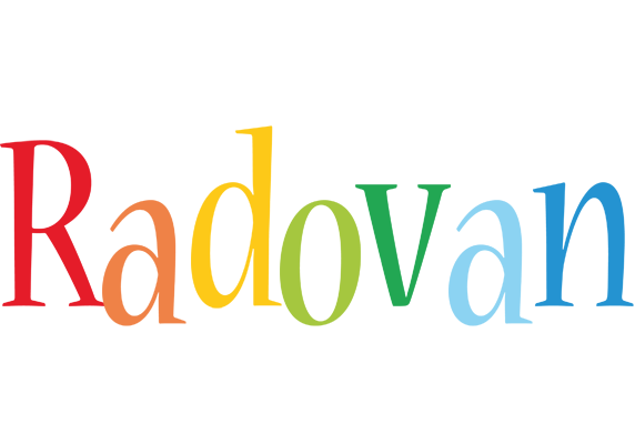 Radovan birthday logo