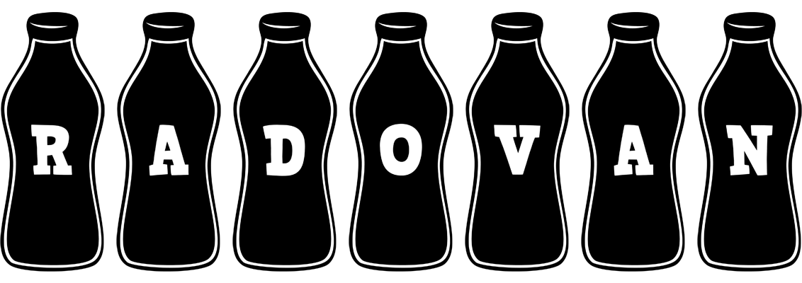 Radovan bottle logo