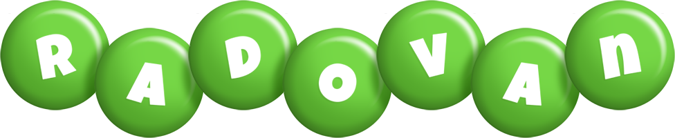 Radovan candy-green logo