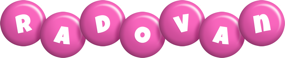 Radovan candy-pink logo