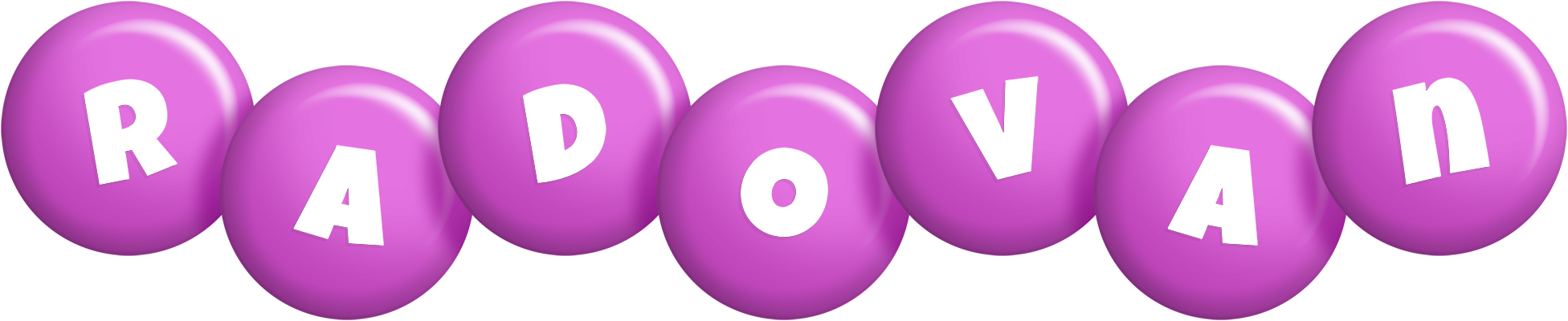 Radovan candy-purple logo