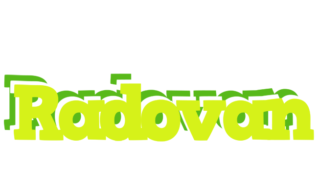 Radovan citrus logo