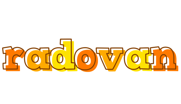 Radovan desert logo