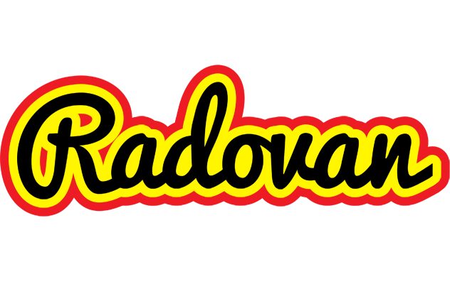 Radovan flaming logo