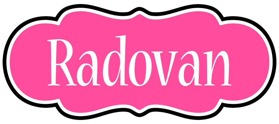 Radovan invitation logo