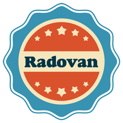 Radovan labels logo