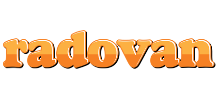 Radovan orange logo