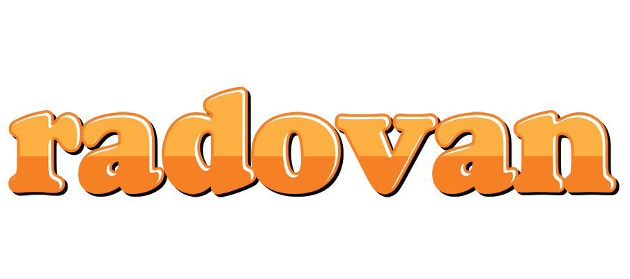 Radovan orange logo