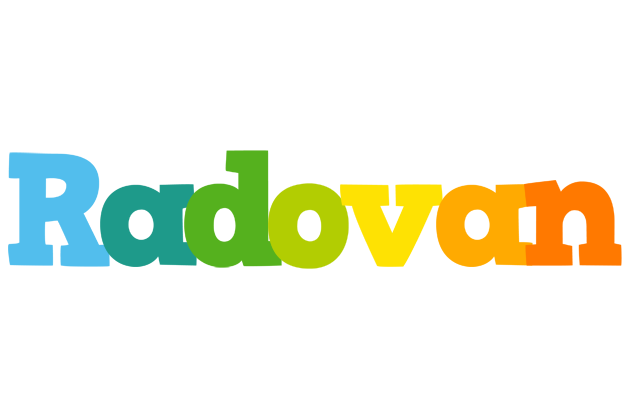 Radovan rainbows logo