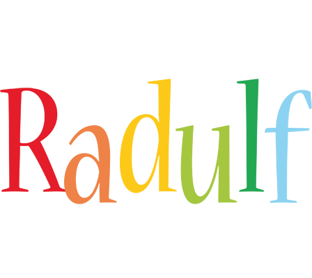 Radulf birthday logo