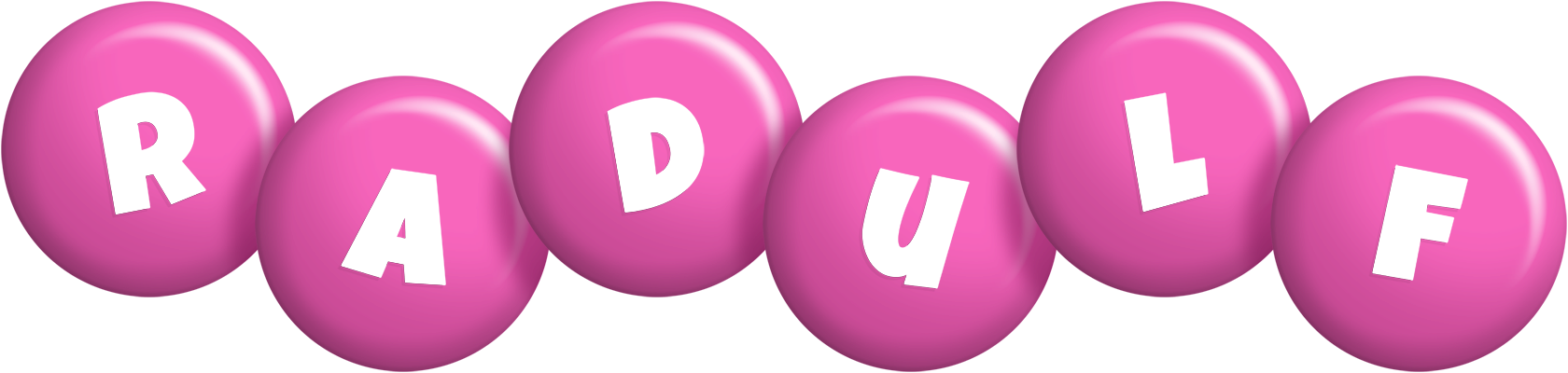 Radulf candy-pink logo