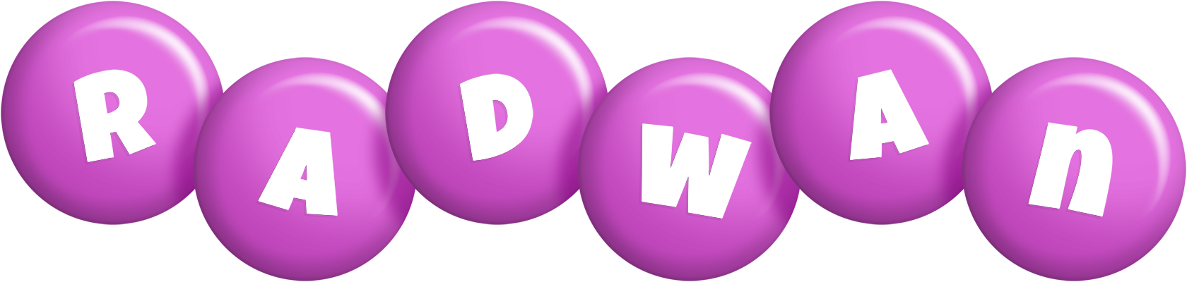 Radwan candy-purple logo