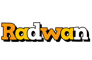 Radwan cartoon logo