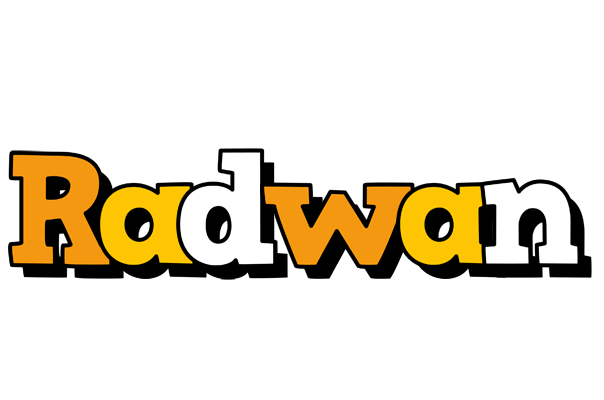 Radwan cartoon logo