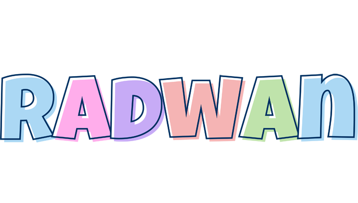 Radwan pastel logo