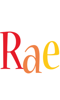 Rae birthday logo