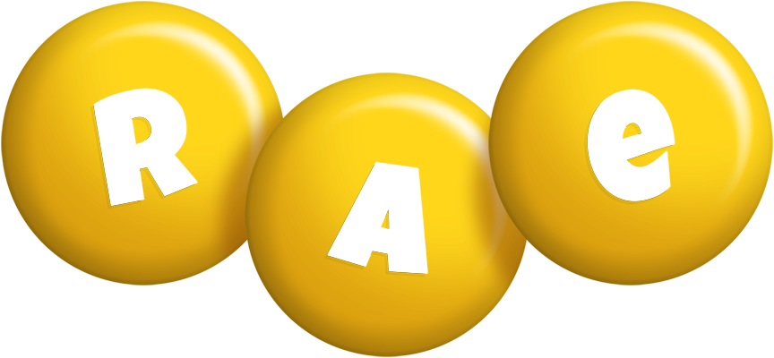 Rae candy-yellow logo
