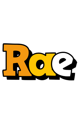 Rae cartoon logo