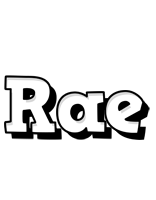 Rae snowing logo