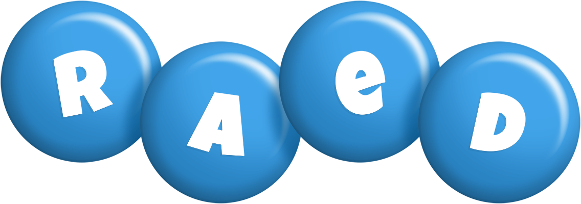 Raed candy-blue logo