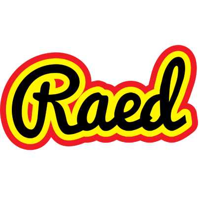 Raed flaming logo