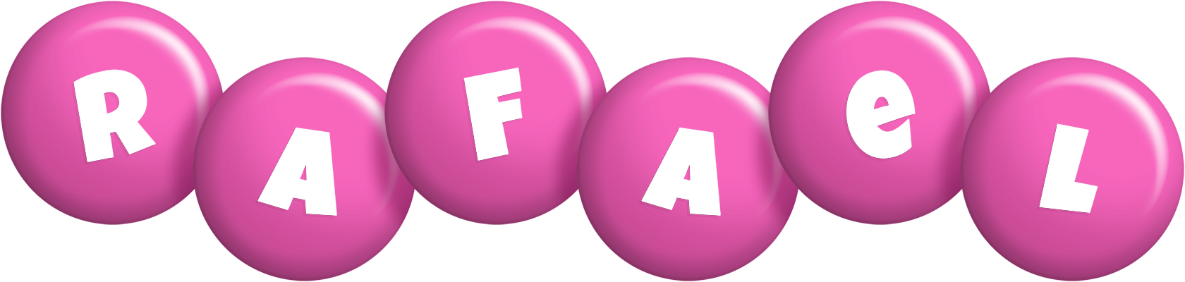 Rafael candy-pink logo
