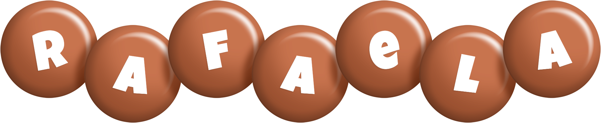 Rafaela candy-brown logo