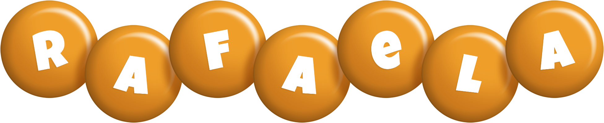 Rafaela candy-orange logo