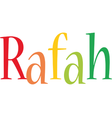Rafah birthday logo