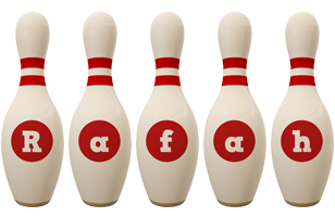 Rafah bowling-pin logo