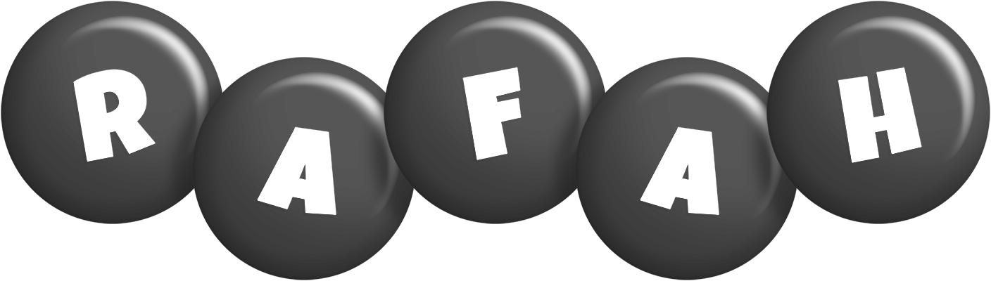 Rafah candy-black logo