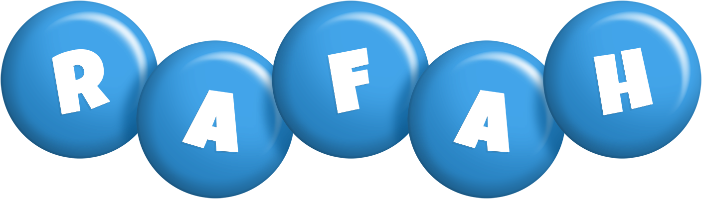Rafah candy-blue logo