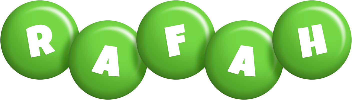 Rafah candy-green logo