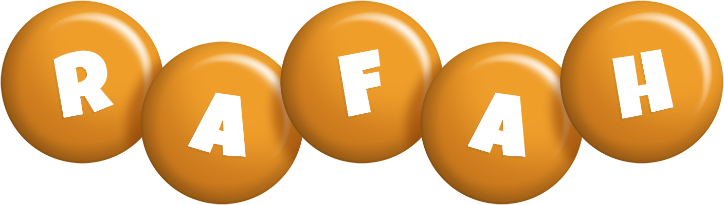 Rafah candy-orange logo