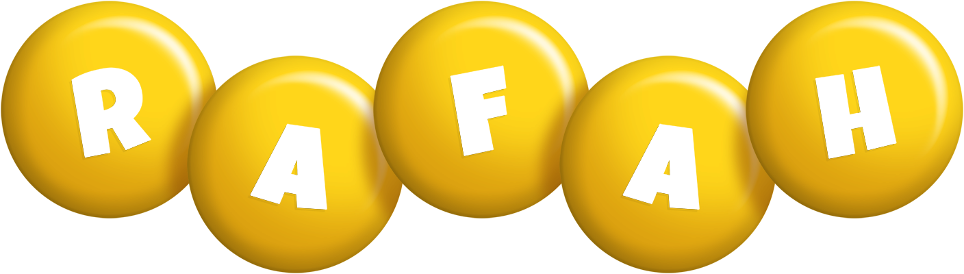 Rafah candy-yellow logo