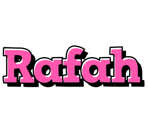 Rafah girlish logo
