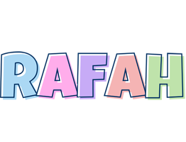 Rafah pastel logo