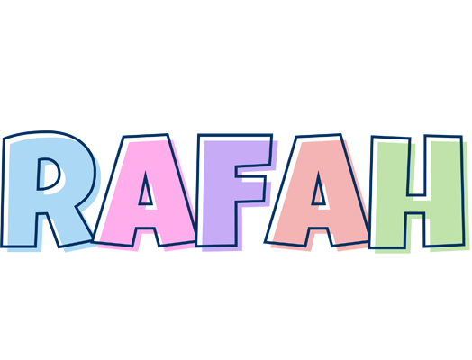 Rafah pastel logo