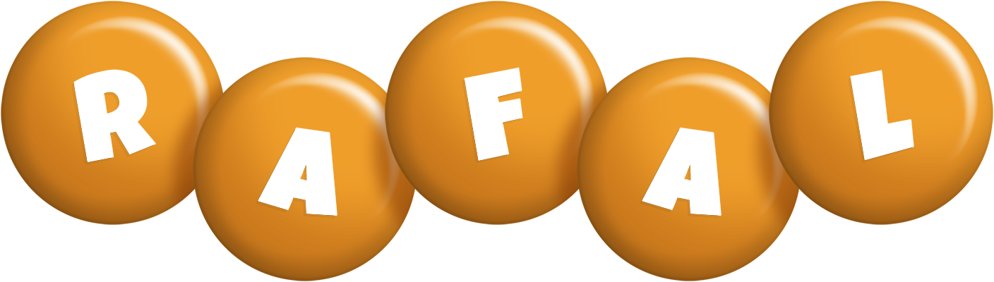 Rafal candy-orange logo