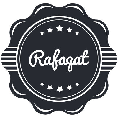 Rafaqat badge logo