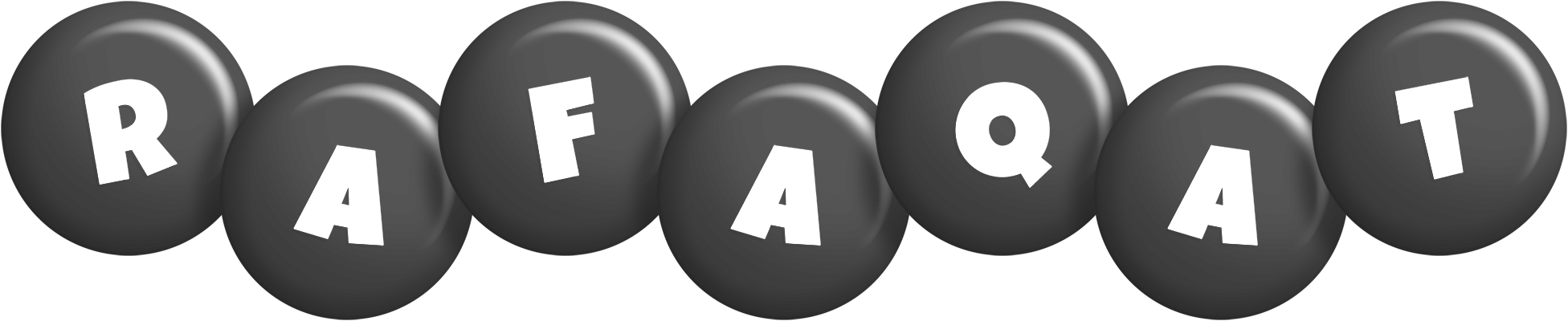 Rafaqat candy-black logo
