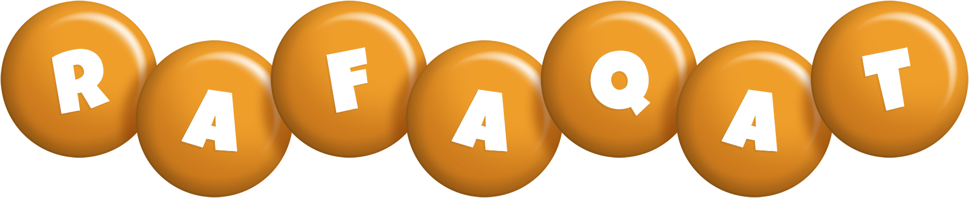 Rafaqat candy-orange logo