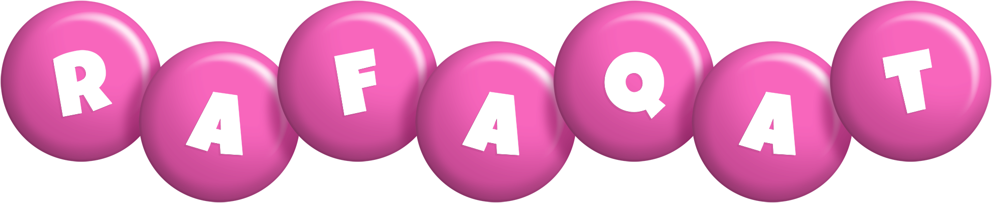 Rafaqat candy-pink logo