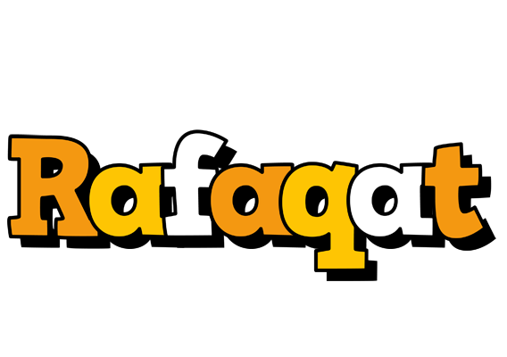 Rafaqat cartoon logo