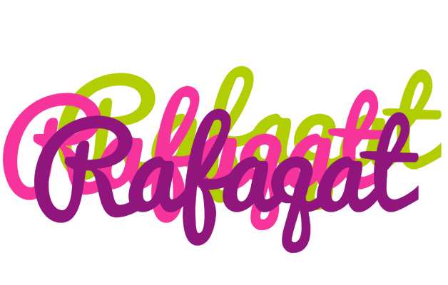 Rafaqat flowers logo