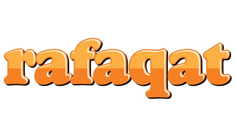 Rafaqat orange logo