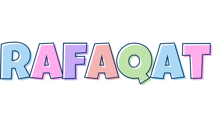 Rafaqat pastel logo