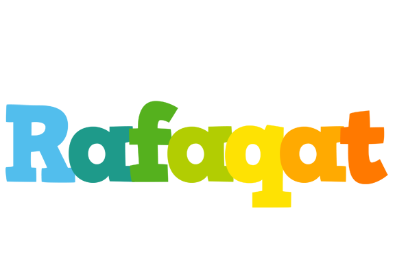 Rafaqat rainbows logo